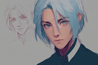do a anime character