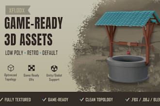 game ready 3d models and low poly assets in blender