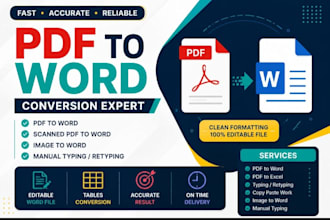 convert your PDF to ms word