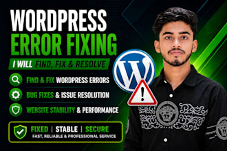 fix wordpress errors, issues and bugs