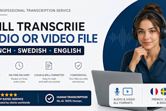 transcribe french audio file
