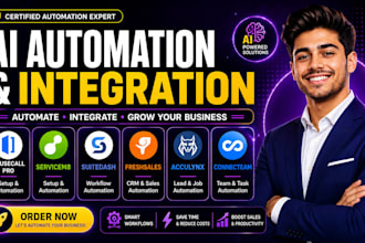 housecall pro servicem8 suitedash freshsales acculynx connecteam ai automation