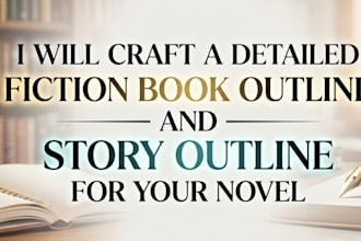 craft a detailed fiction book outline and story plot for your novel