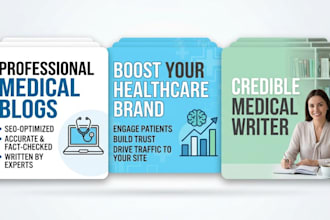 write SEO medical blogs
