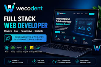 do website devlopment as a full stack devloper