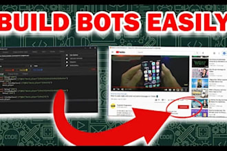 create automated tiktok live bot, twitch bot, instagram api bot, youtube api bot