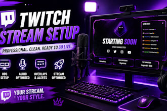 set up your twitch stream with obs overlays and alerts