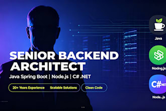 develop custom software or backend systems using spring boot