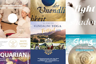 design a professional poster or flyer for your business or event