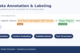 do ai data annotation, and content evaluation tasks