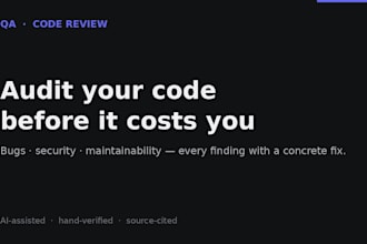 review your code for bugs and security before it ships