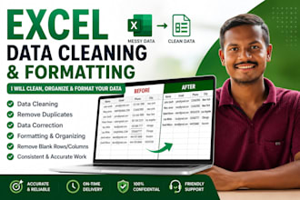clean, format and organize excel spreadsheet
