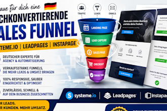 do german agency systeme io sales funnel setup leadpages funnel instapage funnel