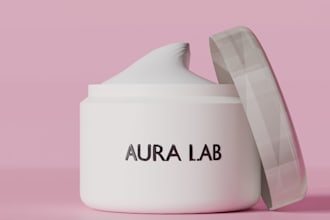 design 3d product visualization and packaging