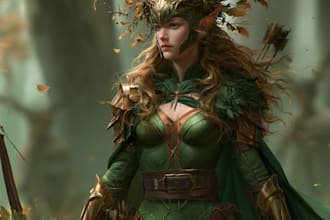 fantasy character art and fantasy character art