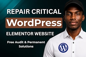 repair any problems on wordpress bugs and elementor errors
