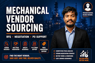 do vendor sourcing, supplier selection,rfq,bom management
