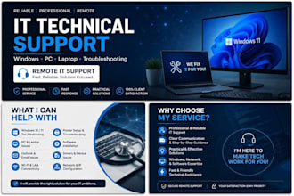 provide professional IT technical support for windows and PC