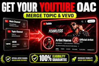 create youtube channel and setup official artist channel oac for artists