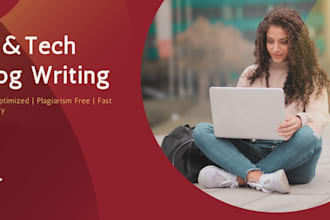 write SEO optimized ai and tech blog posts for your website