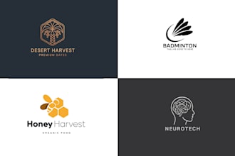 create a clean modern minimalist monochrome business logo