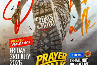 design a professional church conference flyer
