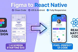 convert your figma design to a react native app
