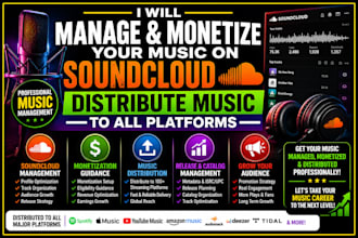 manage and monetize your music on soundcloud, distribute music to all platforms