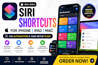 build siri shortcuts for iphone ipad mac with ios automation and task setup flow