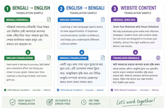 translate bengali to english and english to bengali