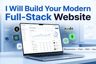 build a react next js website as a full stack developer