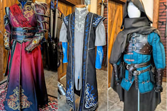 sewing fabric cosplay anime costume cosplay creation pattern cosplay commission
