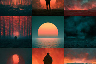 design a unique album artwork cover