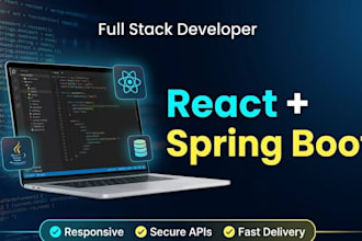 build a full stack java spring boot application