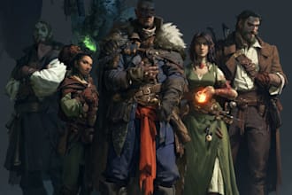 design a dnd party art and group art