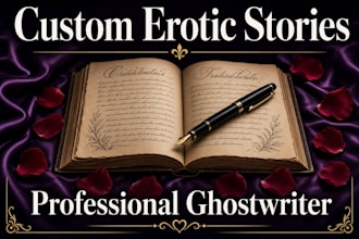 write erotic story, ghostwrite erotica, erotic writing nsfw story writer kink