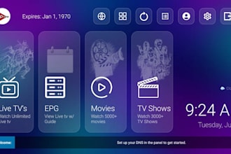 professionally modernize your iptv app like smarter pro, ibo ultra, and dns