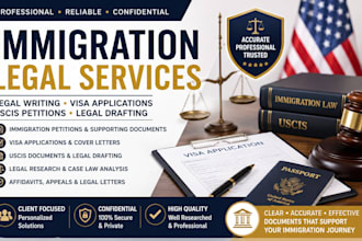 do immigration legal writing visa application uscis petitions and legal draft