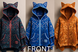 sew custom cosplay outfits clothes pattern design for anime and game character