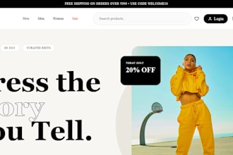 build a modern responsive react website