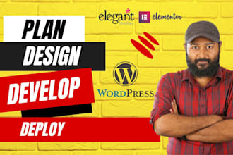 build or clone urgent website or landing page with wordpress
