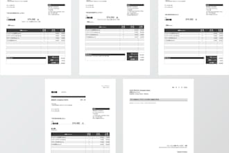 design japanese business document templates for your company