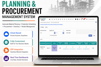 build mrp, production planning and procurement system
