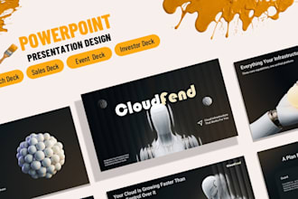 design a professional powepoint presentation for your business