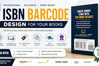 guide you through isbn registration and design print ready book barcodes
