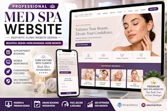build med spa website, medical spa website and aesthetic clinic website