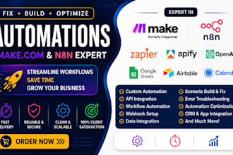 setup, make com automation make com make com fix make scenario n8n automation