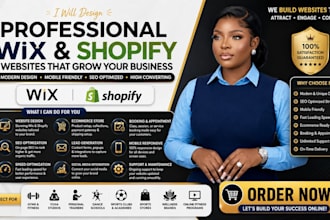design wix shopify sports fitness trainer yoga studio dance school website store