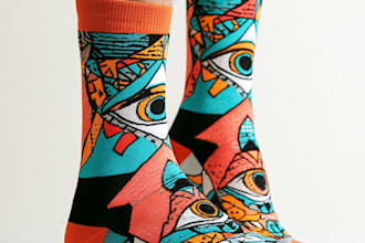 unique socks design and custom socks design