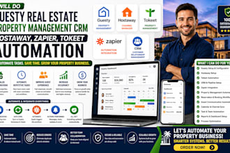do guesty real estate property management crm hostaway zappier tokeet  automatio